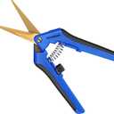 VIVOSUN Curved Gardening Scissors 6.5 Inch Hand Pruner Shear with Titanium Coated Blades 1-Pack