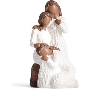 Friend Gifts for Women Couple - Three Women Figurines for Mom, Girlfriends, Couples, Sisters - Sculpted Hand-Painted Figures - Anniversary, Birthday, Valentine's Day - Black