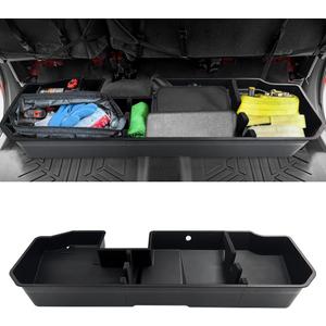 MAXDOM Under Seat Storage Fit for (2019-2024) Chevy Silverado 1500/GMC Sierra 1500 (2020-2024) 2500 3500 HD | Double & Crew Cab Rear Underseat Organizer Box
