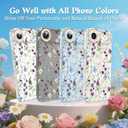 MILPROX Compatible with iPhone Air Case Floral - Flowers Girly Design for Women Girls - Clear Elegant Pretty Aesthetic Classy Retro Phone Cover for iPhone 17 Air 6.5'' - Garden