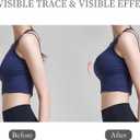 Nipple Covers for Women Strapless Sticky Push UP Bra Adhesive Pasties Silicone Reusable XL-(Fits C-D Cups)