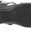 Easy Spirit womens HazelWedge Sandal (8.5 X-Wide, Black)