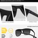 KALIYADI Polarized Sunglasses for Men, Lightweight Sun Glasses with UV Protection for Driving Fishing Golf ((3 Pack) Black/Black/Black)