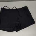 Aqua Eve Two Piece Women's Tankini Swimsuits Blouson Swim Tank Top with Shorts Modest Bathing Suits (Medium, Black)