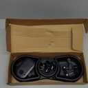 Universal Stroller Snack Tray, 4 in 1 Stroller Tray Attachment with Cups Phone Holder for Baby Toddler Stroller, 360 Rotation Universal Stroller Tray Compatible with Uppababy, Baby Jogger, etc