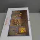 Homemory 6" 8" 10" x 4" Waterproof Outdoor Flameless Candles, Battery Operated Flickering LED Pillar Candles with Remote and Timers for Indoor, Plastic, Ivory White