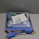 Etekcity Digital Body Weight Bathroom Scale, Large Blue LCD Backlight Display, High Precision Measurements,6mm Tempered Glass, 400 Pounds (Blinding Silver)