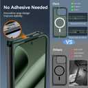 Magnetic Case for Google Pixel 10 Pro Fold, Pixel Fold Case for MagSafe Compatible Wireless Charging, Skin-Friendly & Smooth Touch, Military-Grade Shockproof & Drop-Proof Cover, Slim, Grey (Green)