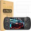 4 x Mr.Shield Screen Protector compatible with Anbernic RG406H [3-PACK] [Tempered Glass] [Japan Glass with 9H Hardness]