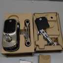 Yale Assure Lever Entry Door Lock with Wi-Fi Connected Touchscreen, Satin Nickel Smart Keypad Door Lock with Handle and Back-Up Key, YRL226-WF1-619