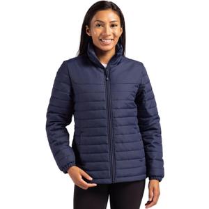 Clique Elevation Eco Full Zip Womens Puffer Jacket (Blue, XL)