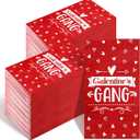Zonon 200 Pcs Galentines Day Guest Napkins for Party Decorations Love Heart Disposable Bathroom Paper Napkins Red Dinner Hand Cocktail Towels for Girl Lady Party Supplies(Galentines Day)