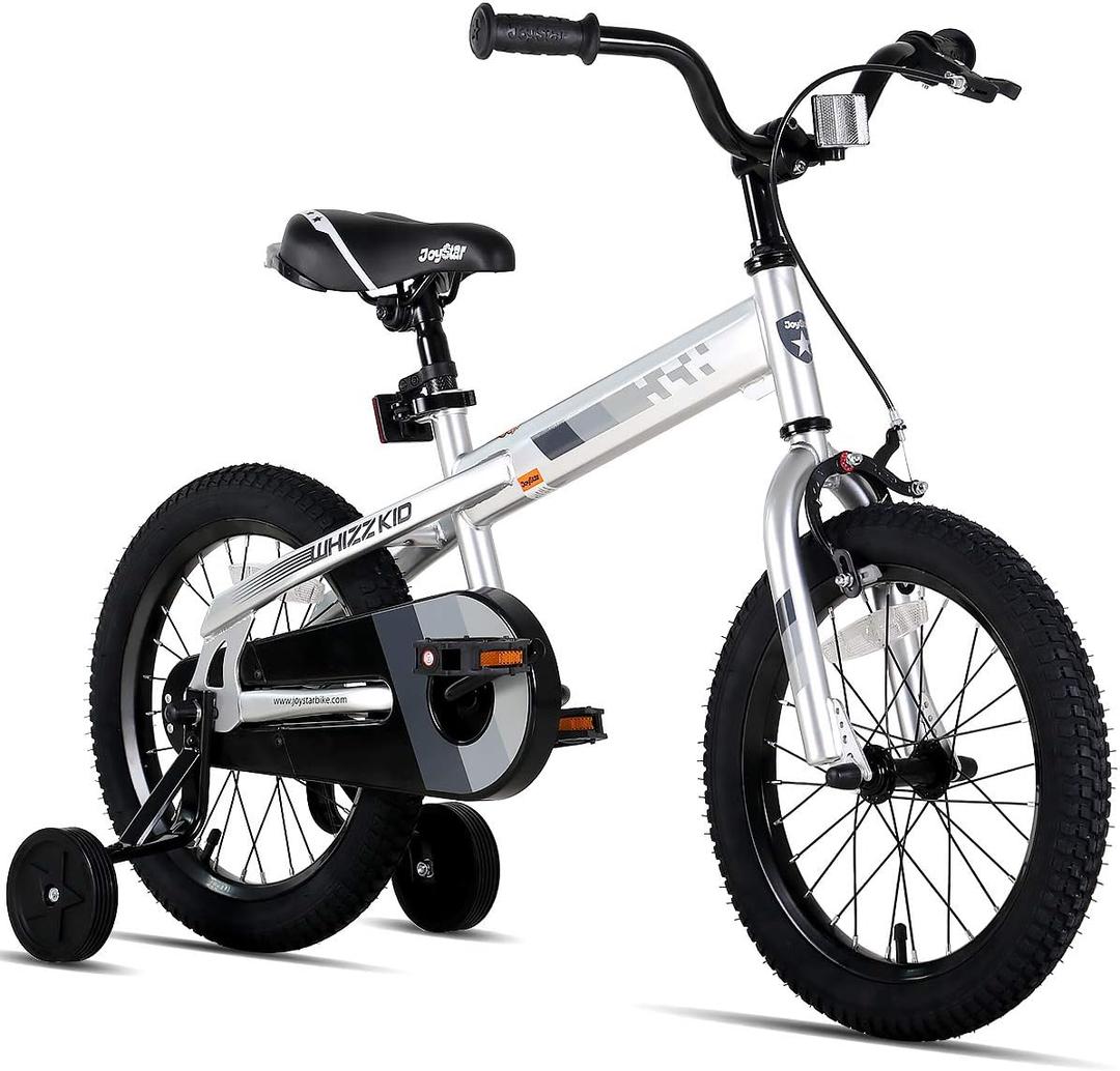 JOYSTAR Whizz Kids Bike 14 Inch Kids' Bicycle for Toddler and Kids Ages 2-9 Years Old, BMX Style Boys Bike with Training Wheels, Children Bicycles