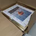 JCJMY 16x20 Picture Frame with 11x14 Mat, Display Photo 11x14 with Mat or 16 x 20 Without Mat, Wall Hanging Large 16 by 20 Poster Frame with Plexiglass, Gold