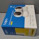 Tapo 2K Pan/Tilt Security Camera for Baby Monitor, Dog Camera w/Motion Detection, 2-Way Audio Siren, Night Vision, Cloud&SD Card Storage, Works w/Alexa & Google Assistant, 2-Pack (Tapo C210P2)