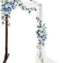 7 FT Wooden Arch Wooden Wedding Arch Wedding Arches for Ceremony Wooden Arbor Arch Backdrop Stand for Indoor Outdoor Birthday Party Garden Beach Forest Rustic Boho Decor Wedding Arches for Ceremony