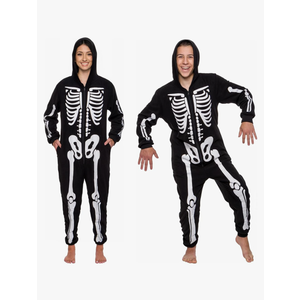 Funziez! Slim Fit Adult Onesie - Animal Costume - Plush Unisex Christmas One Piece Cosplay Suit for Women and Men, XXL