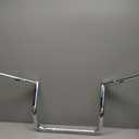 Motorcycle Handlebars 14" Rise Ape Hangers Handlebar, 1-1/4" 1.25 inch Motorcycle Ape Hangers Fit for Harley Touring Electra Glide 1986-2023 Street Glide 2006-2023 (Chrome)