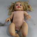 JIZHI Lifelike Reborn Baby Dolls - 18 Inch Realistic-Newborn Baby Dolls Blond Girl Handmade Real Life Baby Dolls with Clothes for Kids Age 3+