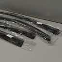 Rain Guards for 2014-2018 Subaru Forester, Out-Channel Window Visor Shields Vent Deflector Shade Wind Dark Smoke 2015 2016 2017, Tape-On Outside-Mount, 4PCS