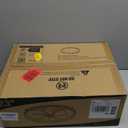 ZMISHIBO Low Profile Ceiling Fans with Lights, Flush Mount Modern Ceiling Fan and Remote Control, 23" LED Ceiling Fans, Stepless Dimmable 3 Colors and 6 Speeds (Black)