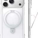 TORRAS Ostand Slim for iPhone 17 Pro Max Case Clear, Upgraded Magnetic Stand, Fit for MagSafe, Frameless with Thin Open-Edge Fit, Minimalist Phone Case for iPhone 17 Pro Max, 6.9'', Drop Protection