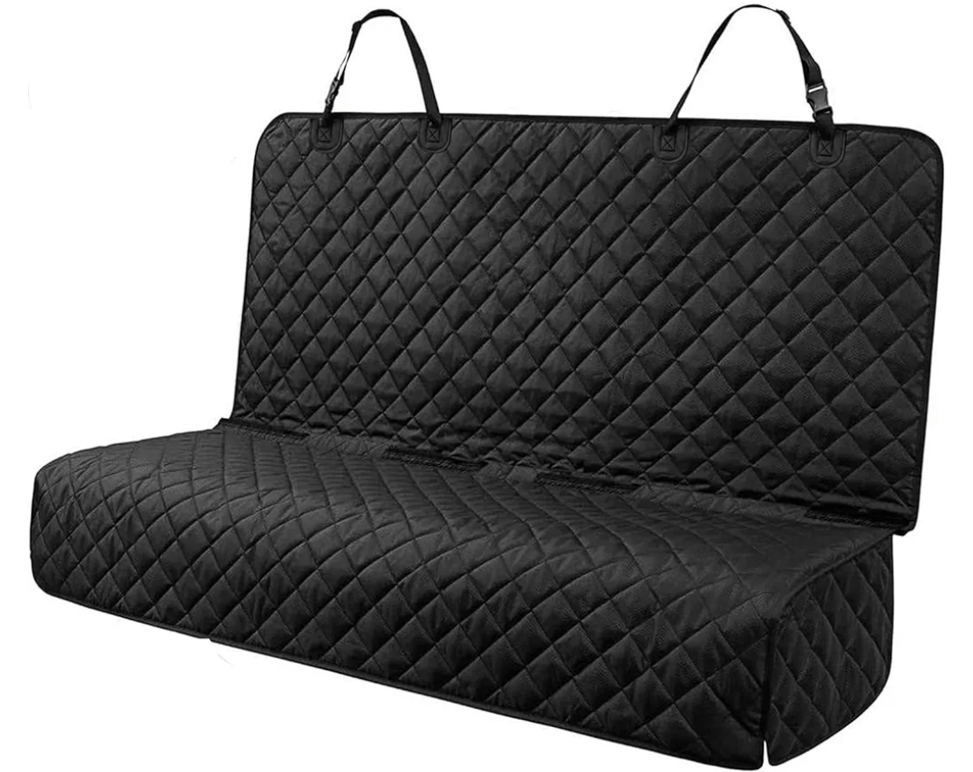 PETICON Waterproof Scratchproof Pet Bench Seat Covers for Cars, Trucks, SUVs, Nonslip Durable Back Seat Cover for Dogs, Washable Backseat Protection