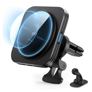 ESR for MagSafe Car Mount Charger,15W Magnetic Wireless Car Charger, for MagSafe Car Charging, Air Vent Dashboard Phone Holder Mount for iPhone Air 17 Pro Max 16 15 14 13 12, Galaxy S25, Fast Charging