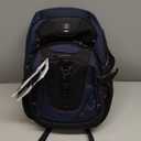 Swissdigital Design Laptop Backpack with USB Charging Port, Travel Backpack Fits 15.6 inches Computer, 31L College School Backpack for Men, Blue/Black | SD803-12 | Water Repellent