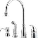 Pfister GT26-4CBC Avalon One-Handle Kitchen Faucet with Side Spray, Chrome
