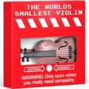 Worlds Smallest Violin Joke White Elephant Gift for Him Christmas Yankee Swap for Her Secret Santa Gift Funny Birthday Gag Prank 30th 40th 50th Birthday Gifts