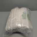 decorUhome Christmas Soft Fleece Beige Throw Blanket for Couch, Cozy Fluffy Plush Flannel Striped Blanket for Sofa Bed, Lightweight Decorative Ribbed Fuzzy Blanket for Woman, 50x60 Inches