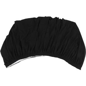 Polyester Sofa Seat Covers, Washable Breathable Slipcover for Sofa Cushion and Backrest, Elastic Furniture Protector for Homes with Kids and Pets (Four Seater) (Black)