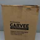 Garvee Toilet Seat, Elongated PP Toilet Lid, White Standard Bathroom Seat