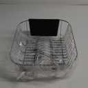 Neat-O Deluxe Chrome-Plated Steel Small Dish Drainers (Black)