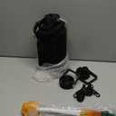 Insulated Water Bottle 64oz,Triple Wall Vacuum Stainless Steel(Dishwasher Safe),Leak Proof & Non-BPA,Flask Jug with Paracord Handle & Straw Spout Lids Sports Black