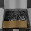 Hang on Back Aquarium Filter,Ultra-Quiet Small Canister Filter,3-Stage Filtration,Bottom Anti-Dry Burn Motor,Extra-Large Filter Media Basket Suitable (110GPH for 20-40 Gallon)