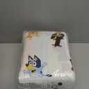 Sunny Side Up Bluey & Friends Toddler Comforter Set - 4 Piece Preschool Bedding Includes Comforter, Sheets & Pillow Cover - Super Soft Microfiber Bed Set