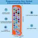 AAC Device for Autism Communication Device for Nonverbal Kids & Adults, Non Verbal Communication Tools for Speech Therapy, Autism Talking Aids with 5 Programmable Buttons & Adjustable Volume