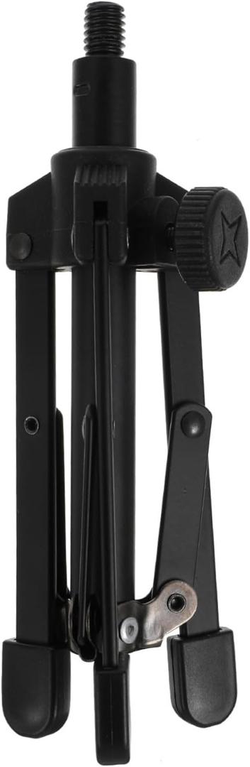 Adjustable Desktop Microphone Stand Tripod Holder for Meetings and Lectures Microphone Bracket Flexible Height Black