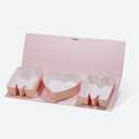 Geoto 17.3"x6"x2" Pink/Red/White Creative Mother's Day Gift Packaging Idea Fillable MOM Letter Shaped Gift Boxes(Pink)