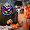 Bat Hanging Ornament Glass Ornament - Christmas & Halloween Decoration - Keepsake Gift