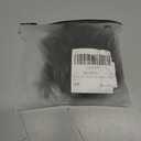 Milumia Girl's 2 Piece Swimsuit V Neck Spaghetti Strap Bathing Suit Bikini Set Swimwear (Black)