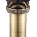 Flybath Sink Drain Antique Brass Bathroom Faucet Large Pop Up Vessel Basin Sink Drain Stopper with Overflow