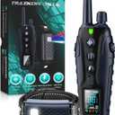 Dog Shock Collar - 4000FT Dog Training Collar with Remote Waterproof e Collar with Flashing Light, Adjustable Pitch Beep(1-8), Vibration(1-16), Safe Shock(1-99), and Keypad Lock
