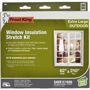 Frost King V95H, 62-Inch by 210-Inch, Clear