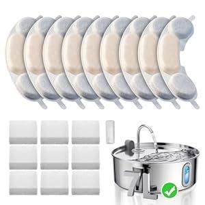 Smartoo Dog Water Fountain for Large Dogs 7L/236oz Stainless Steel Dog Water Bowl Dispenser Automatic Cat Water Fountain with Deeper Drinking Area, Multi-Filtration Pet Fountain with Ultra-Quiet Pump