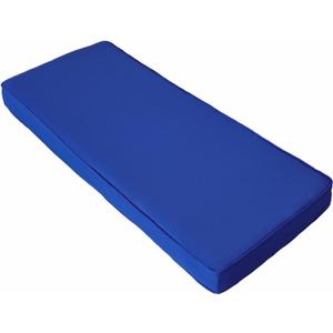 JMGBird Outdoor Patio Cushion, 42x18 Inch Patio Bench Cushions Waterproof Furniture Patio Cushions with Adjustable Straps for Indoor/Outdoor Swing Porch Couch (Blue)