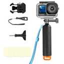 BO&DQQ Underwater Waterproof Case Compatible with DJI Osmo Action 6 Camera, 196FT/60M Dive Diving Housing Cover Shell with Camera Handle Mount Accessories Kit