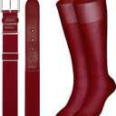XZQTIVE Baseball Softball Socks and Baseball Softball Belt Combo Set